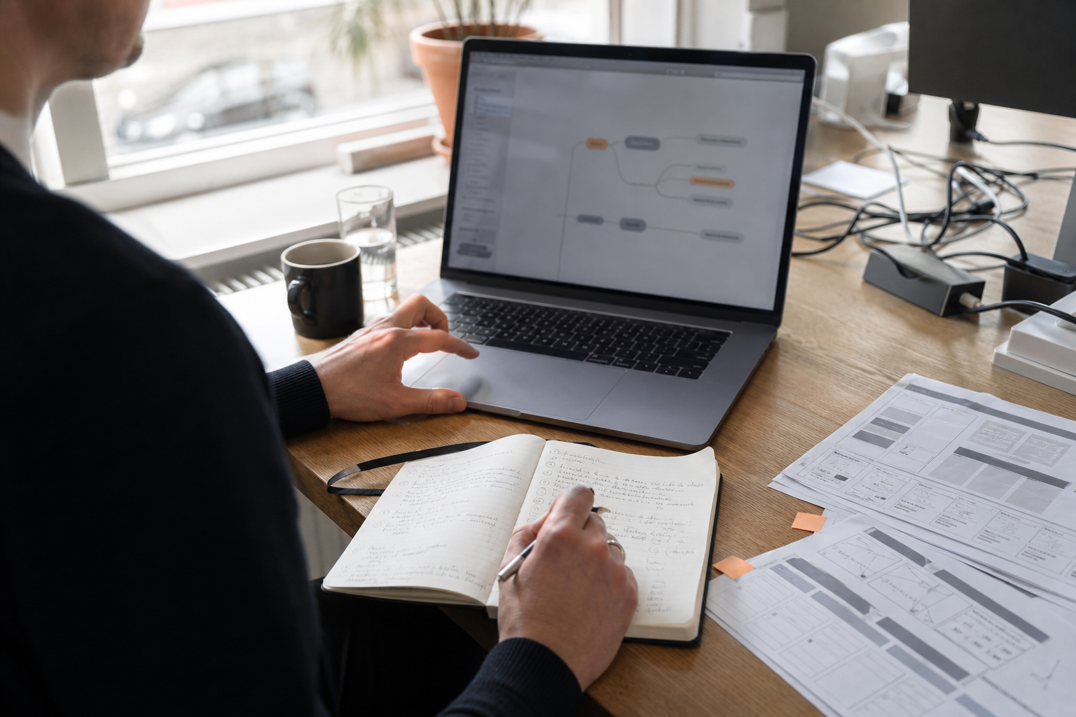 Abstracte redactionele compositie over privacyvriendelijk omgaan met nieuwsbriefdata